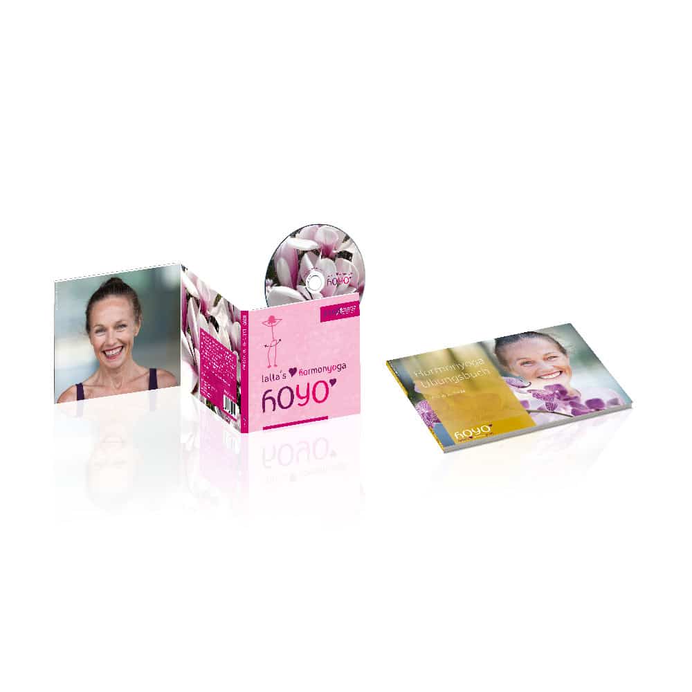 LALLA`S HORMONYOGA PAKET - ISBN Buch: 978-3-9818163-0-3 und DVD: 978-3-9816495-1-2